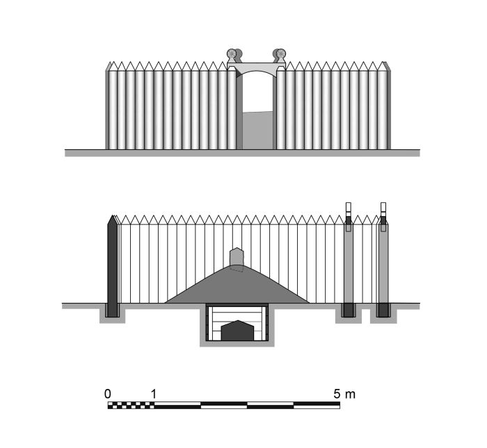 Reconstruction of the tomb-mausoleum in Bodzia