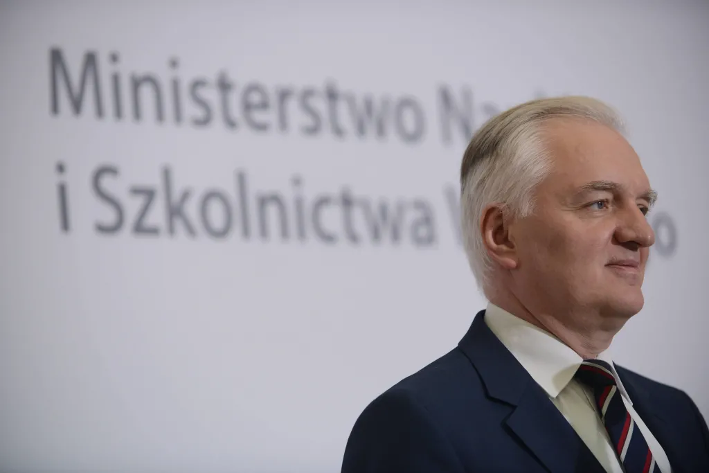 Minister nauki i szkolnictwa wyższego Jarosław Gowin. Fot. PAP/Jakub Kamiński  04.12.2017
