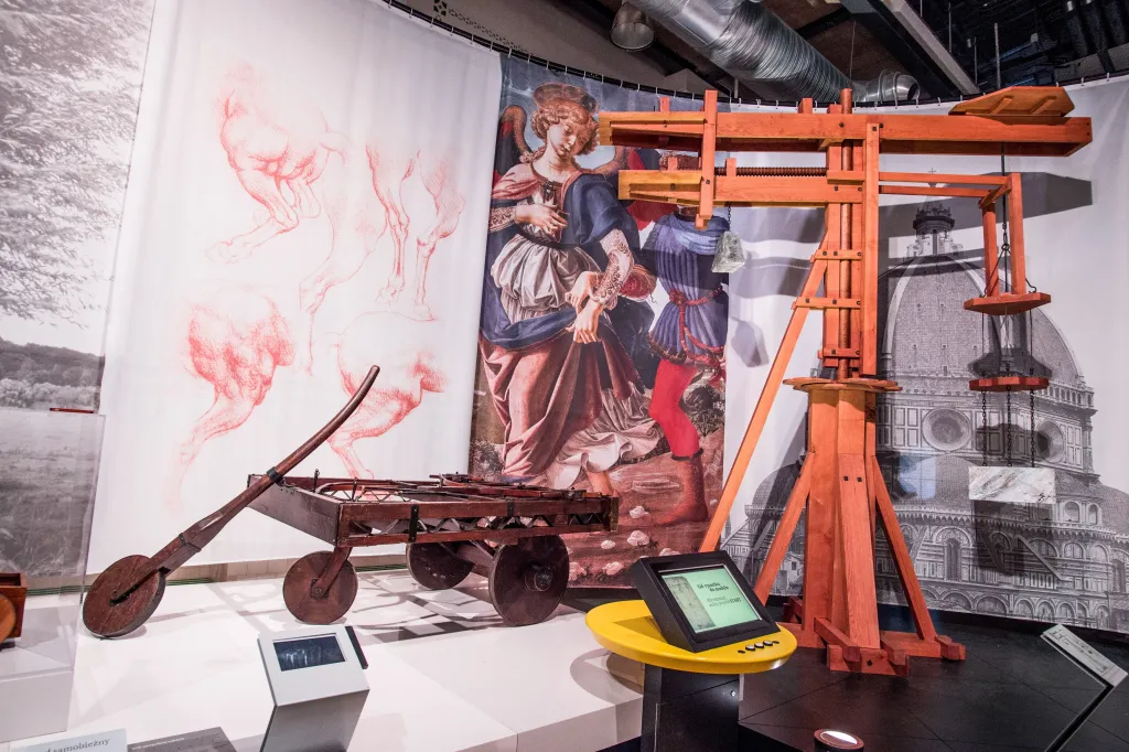 Wystawa "Leonardo da Vinci - Energia Umysłu". Fot. PAP/Grzegorz Michałowski  23.11.2017
