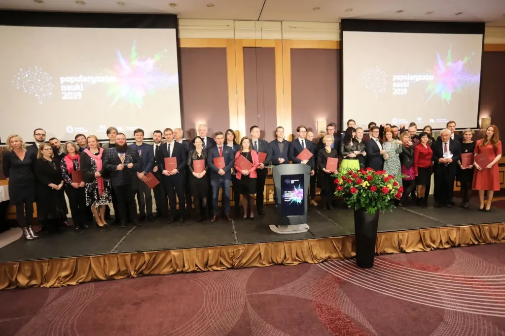 Warszawa, 28.02.2020. Uroczysta gala Popularyzatora Nauki, 28 bm. w Warszawie. Podczas wydarzenia ogłoszono laureatów 15. edycji konkursu Popularyzatorów Nauki, organizowanego przez serwis PAP Nauka w Polsce oraz MNiSW. Fot. PAP/Wojciech Olkuśnik 28.02.2020