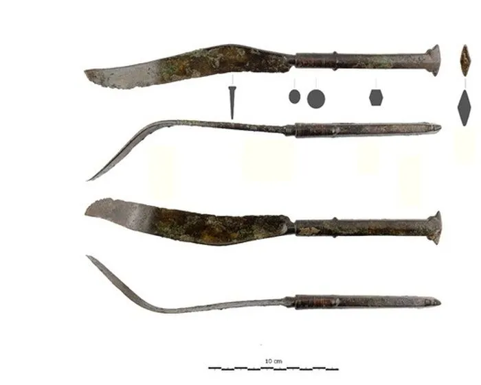 Bronze knives. Credit: A. Rausch/Novetus.