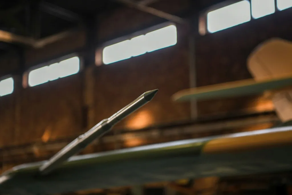 LIM-5 pomalowany na Politechnice Białostockiej trafi do Muzeum Wojska w Białymstoku. Fot. Iryna Mikhno 