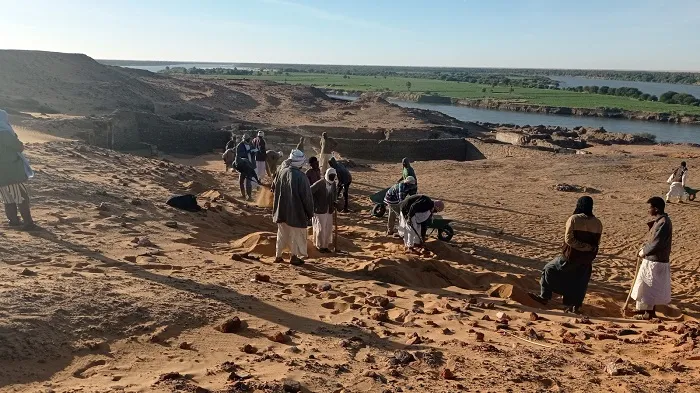 Wykopaliska na stanowisku archeologicznym w Starej Dongoli, źródło: UPP