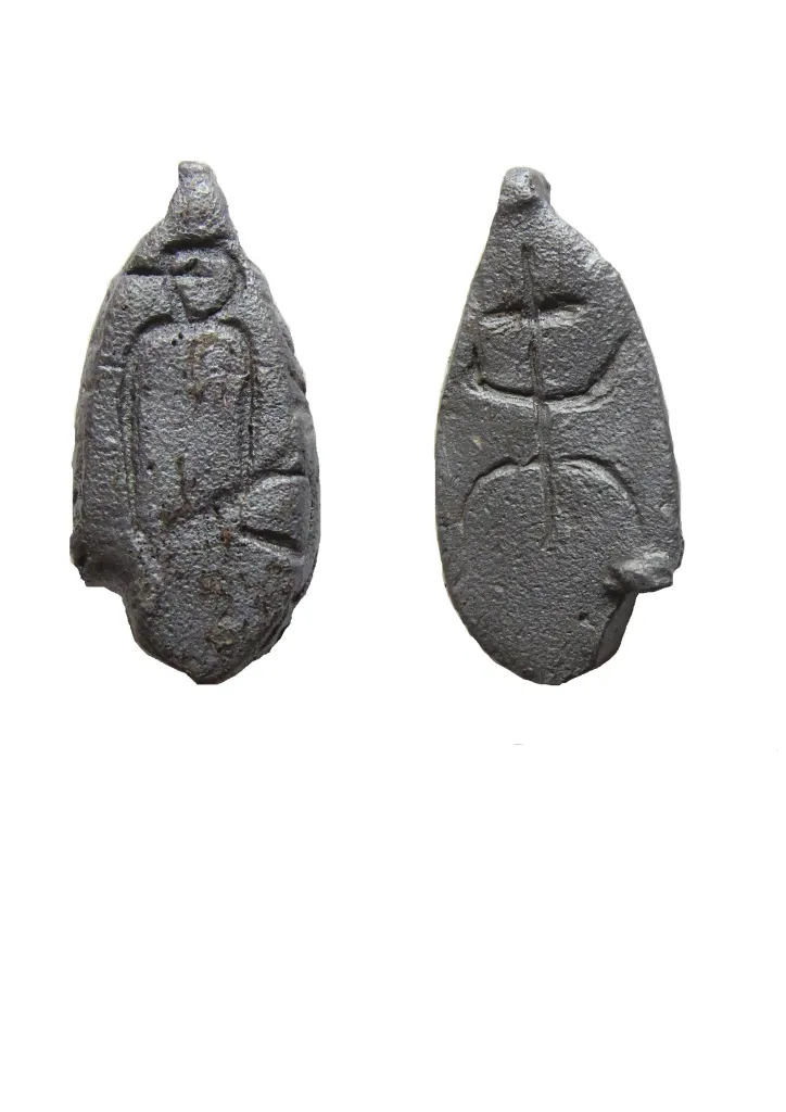 Amulet ołowiany. Źródło: Marek Florek