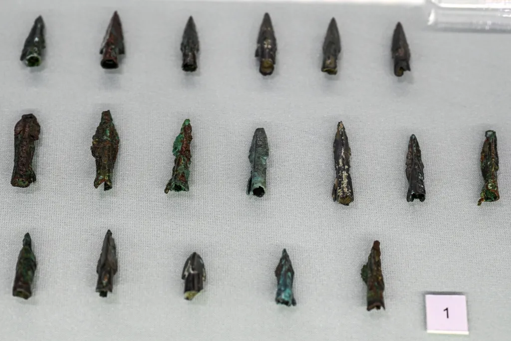 25.11.2025. Otwarcie wystawy „Grodzisko w Chotyńcu. Zachodnia Brama Scytii” w budynku głównym Muzeum Narodowego Ziemi Przemyskiej. PAP/Darek Delmanowicz