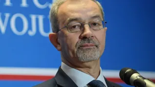 Warszawa, 17.01.2019. Minister inwestycji i rozwoju Jerzy Kwieciński podczas konferencji prasowej po spotkaniu przedstawicieli rządu z Komisją Europejską, 17 bm. w Warszawie. (mo/pkus) PAP/Marcin Obara