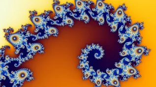 The Mandelbrot set is one of the best known fractals. The picture shows its fragment, where the self-similarity in this object is noticeable. Author: Wolfgang Beyer, technique: use of the program Ultra Fractal 3. Wikipedia