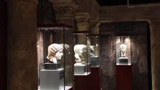Kraków, 04.10.2019. Wystawa „Pompeje. Życie i śmierć w cieniu Wezuwiusza” w Muzeum Archeologicznym w Krakowie. Fot. PAP/Jacek Bednarczyk 