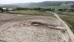 The range of the studied burial mound in Cheia, Dobrogea. Credit: Șt. Georgescu