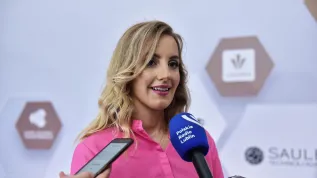 Lublin, 24.08.2021. Olga Malinkiewicz, founder and CTO at Saule Technologies. Credit: PAP/Wojtek Jargiło