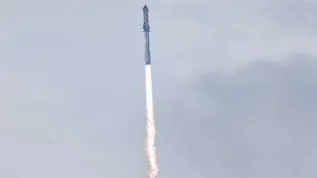 Start rakiety Starship - Boca Chica, Teksas, 14 marca 2024. EPA/ADAM DAVIS Dostawca: PAP/EPA.