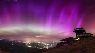 NASA APOD June 12, 2024. Aurora over Karkonosze Mountains. Credit: Daniel Koszela