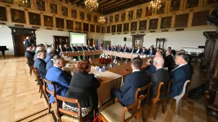 13.05.2025. Przewodnictwo Polski w Radzie UE. Konferencja "Sztuczna inteligencja w metrologii" w Kielcach, 13 bm. (ad) PAP/Piotr Polak