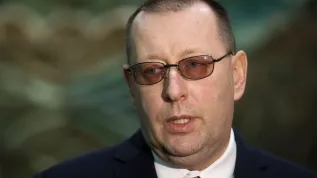 10.12.2021. Na zdjęciu prof. Piotr Borek. PAP/Łukasz Gągulski