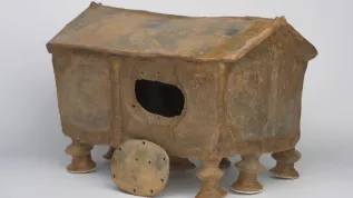 Urna domkowa z Bożepola Wielkiego po konserwacji w Muzeum Archeologicznym w Gdańsku (fot. Zofia Grunt)
