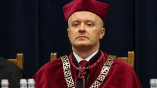 Warszawa, 01.10.2025. Prorektor ds. studenckich i jakości kształcenia prof. Maciej Raś podczas inauguracji roku akademickiego 2025/2026 na Uniwersytecie Warszawskim, 1 bm. (az/mgut) PAP/Albert Zawada