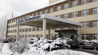 Szpital Wojewódzki w Bielsku-Białej (ag/kru) PAP/Andrzej Grygiel