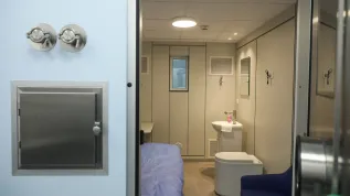 24.03.2026. Pierwsze w Polsce komory metaboliczne uruchomione w Ośrodku Wsparcia Badań Klinicznych w Białymstoku, 24 bm. Komory będą wykorzystywane do badań nad zaburzeniami metabolizmu, np. cukrzycą czy otyłością. (amb) PAP/Artur Reszko