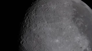 Powierzchnia Księżyca. Fot. EPA/NASA 06.04.2026