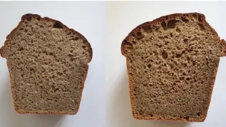  Chleb z mąką ze świerszcza domowego w różnych proporcjach (https://doi.org/10.1108/BFJ-10-2025-1388). Źródło: Dominika Sikora, UMP
