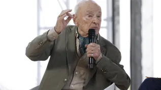 Na zdjęciu socjolog i filozof Edgar Morin. EPA/YOAN VALAT 30.08.2022