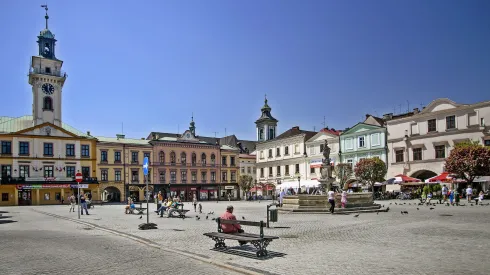 Rynek w Cieszynie; PAP/Jerzy Ochoński; 19.05.2013