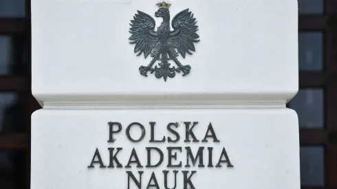 07.04.2021. Pałac Staszica w Warszawie, siedziba Polskiej Akademii Nauk. PAP/Radek Pietruszka  Utworzone