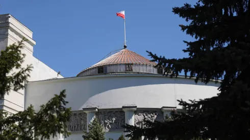 13.05.2021. Budynek Sejmu w stolicy. PAP/Albert Zawada