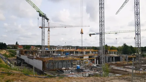 Szczecin, uroczystość wmurowania kamienia węgielnego pod budowę Centrum Medycyny Translacyjnej, Collegium Pharmaceuticum i Centrum Medycyny Klinicznej PUM (mr) PAP/Marcin Bielecki