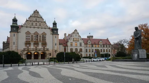 14.12.2023. Siedziba Uniwersytetu Adama Mickiewicza w Poznaniu. PAP/Jakub Kaczmarczyk