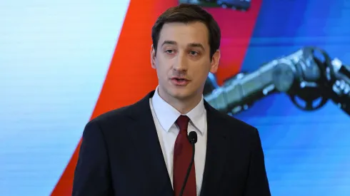 07.03.2025. Prezes Sieci Badawczej Łukasiewicz Hubert Cichocki. PAP/Albert Zawada