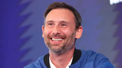 03.09.2025. Polski astronauta, członek załogi Axiom-4 dr Sławosz Uznański-Wiśniewski. PAP/Jarek Praszkiewicz