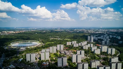 Stadion Śląsk i osiedla tysiąclecia, fot. Adobe Stock