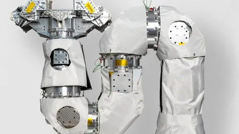 Ramię robotyczne TITAN produkcji PIAP Space. Fot. materiały prasowe