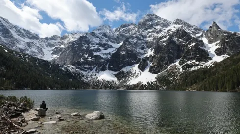 Snow in the area of Morskie Oko in Zakopane (sko) PAP/Grzegorz Momot