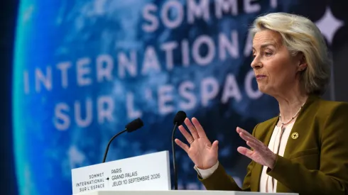 Szefowa Komisji Europejskiej Ursula von der Leyen. EPA/Aurelien Morissard / POOL MAXPPP OUT 10.09.2026