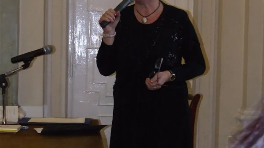 Na zdjęciu dr Hanna Krajewska. Fot. Joanna Arvaniti. 