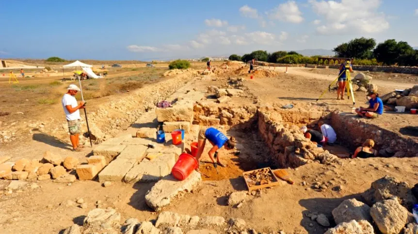 This year's excavations. Photo by Robert Słaboński