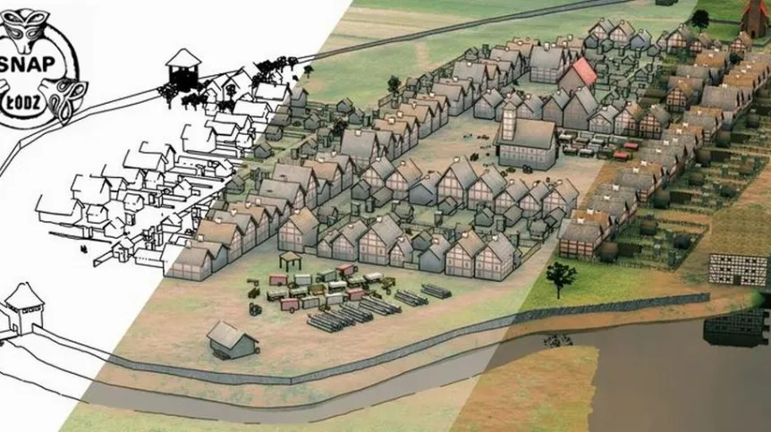 3D digital artistic reconstruction of medieval Nieszawa/Dybów on the basis of non-invasive data (authors: J. Zakrzewski, S. Rzeźnik, P. Wroniecki).