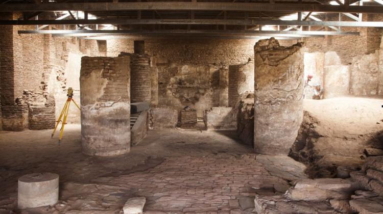 Interior of the Church of Archangel Raphael in Dongola. Photo by M. Rekłajtis, archives of the Centre of Mediterranean Archaeology, University of Warsaw 