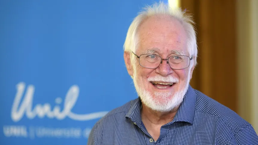 Na zdjęciu Jacques Dubochet. Fot. PAP/EPA/ JEAN-CHRISTOPHE BOTT 04.10.2017