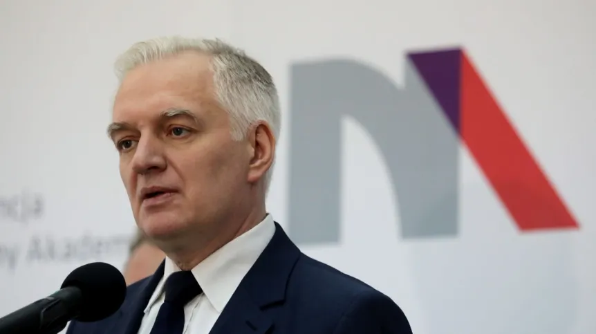 Wicepremier, minister nauki i szkolnictwa wyższego Jarosław Gowin. Fot. PAP/Tomasz Gzell 15.11.2017