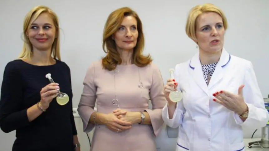Dr. Katarzyna Niemirowicz-Laskowska, Prof. Halina Car and Dr. Joanna Mystkowska. Source: Politechnika Białostocka