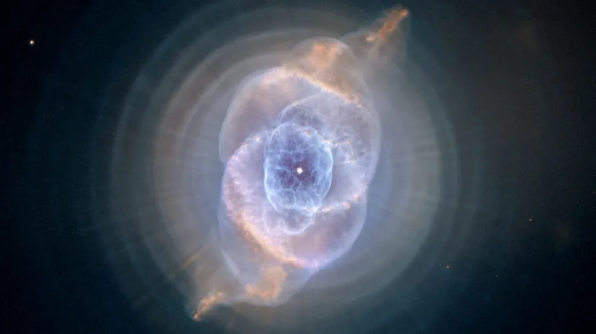 Mgławica planetarna Kocie Oko (HST)  Fot: NASA Image, Hubble ST, Cat's Eye Nebula http://www.nasa.gov/multimedia/imagegallery/image_feature_211.html
