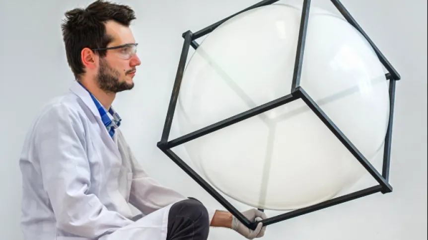 Chemists from the Institute of Physical Chemistry of the Polish Academy of Sciences in Warsaw and the Warsaw University of Technology have incorporated an exceptionally large ion, guanidinium, in the structure of perovskites. (Source: IPC PAS, Grzegorz Krzyzewski)