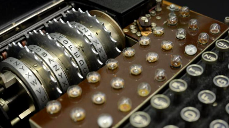 Enigma encryption machine. Photo: PAP/ Jacek Turczyk 22.11.2013