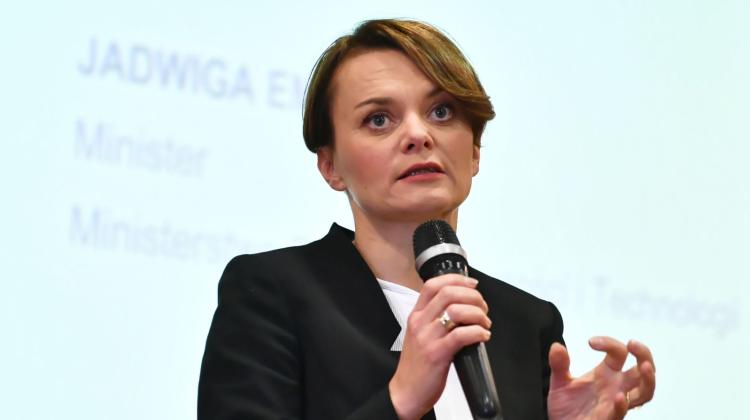 Minister przedsiębiorczości i technologii Jadwiga Emilewicz. Fot. PAP/Piotr Polak 26.09.2018
