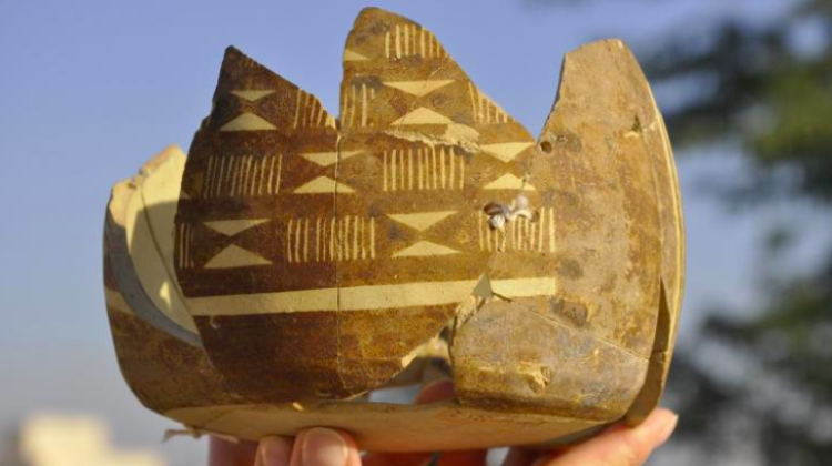 Ubaid period vessels discovered in Bahra. Photo by A. Reiche