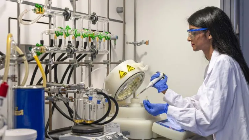 Research is being carried out at the Institute of Physical Chemistry PAS on improving the efficiency of perovskite solar surfaces - ecological, cheap and universal in application. Source: IPC PAS, Grzegorz Krzyzewski