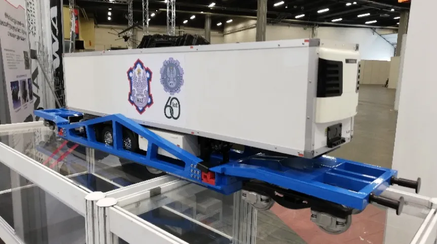 Wagon demonstrator technologii. Źródło: WAT